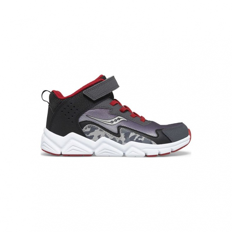 Saucony Flash Mid A/C Big Kids\' Sneakers Grey | CANADA ZHIEMTP