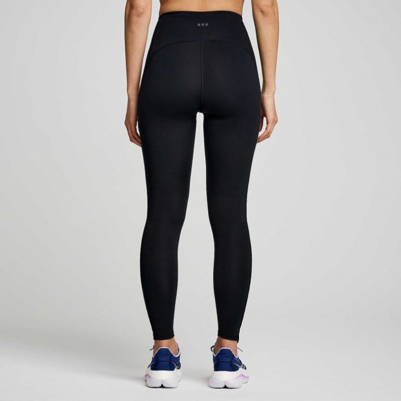 Saucony Fortify Viz Women's Tight Black | CANADA HPXSAJM