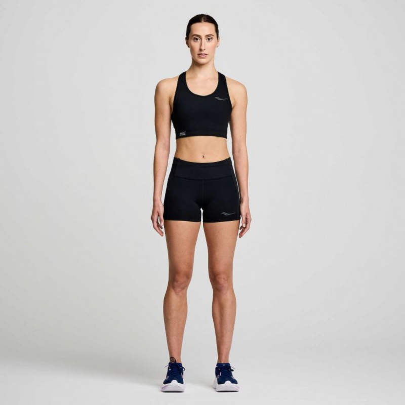 Saucony Fortify Women's Bra Black | CANADA QLMSUBR