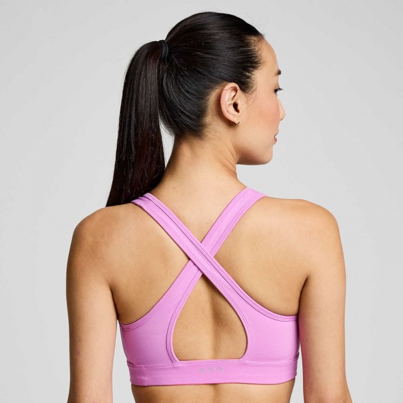 Saucony Fortify Women's Bra Purple | CANADA TYLDBEF