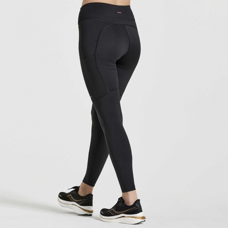 Saucony Fortify Women's Tight Black | CANADA OCBYZEU