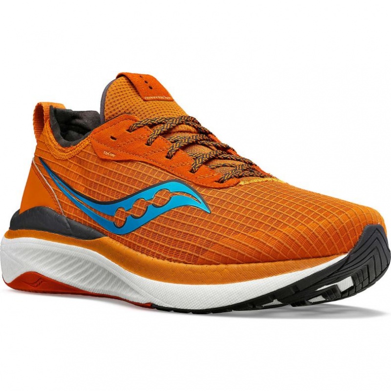 Saucony Freedom Crossport Men's Running Shoes Orange | CANADA JRCAIYO