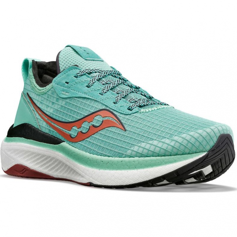 Saucony Freedom Crossport Women's Running Shoes Turquoise | CANADA KZSLXJT