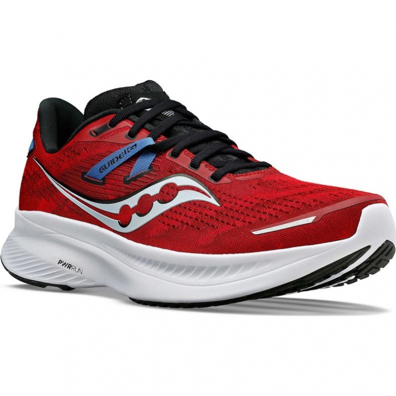 Saucony Guide 16 Men's Running Shoes Red | CANADA ZLBEYCO