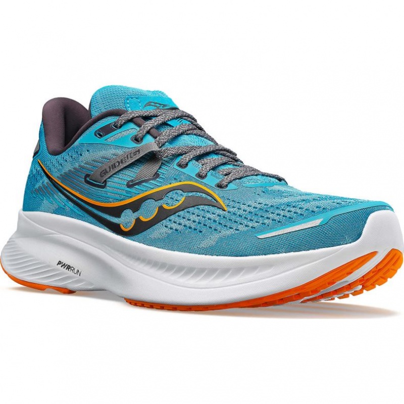 Saucony Guide 16 Men's Running Shoes Turquoise | CANADA BNYVKIG