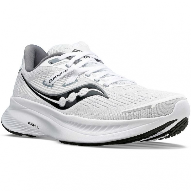 Saucony Guide 16 Men's Running Shoes White | CANADA SBXLDOV