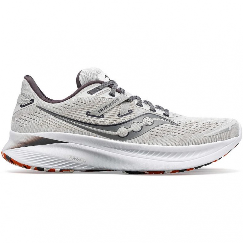 Saucony Guide 16 Men\'s Running Shoes White | CANADA XHLEGKV