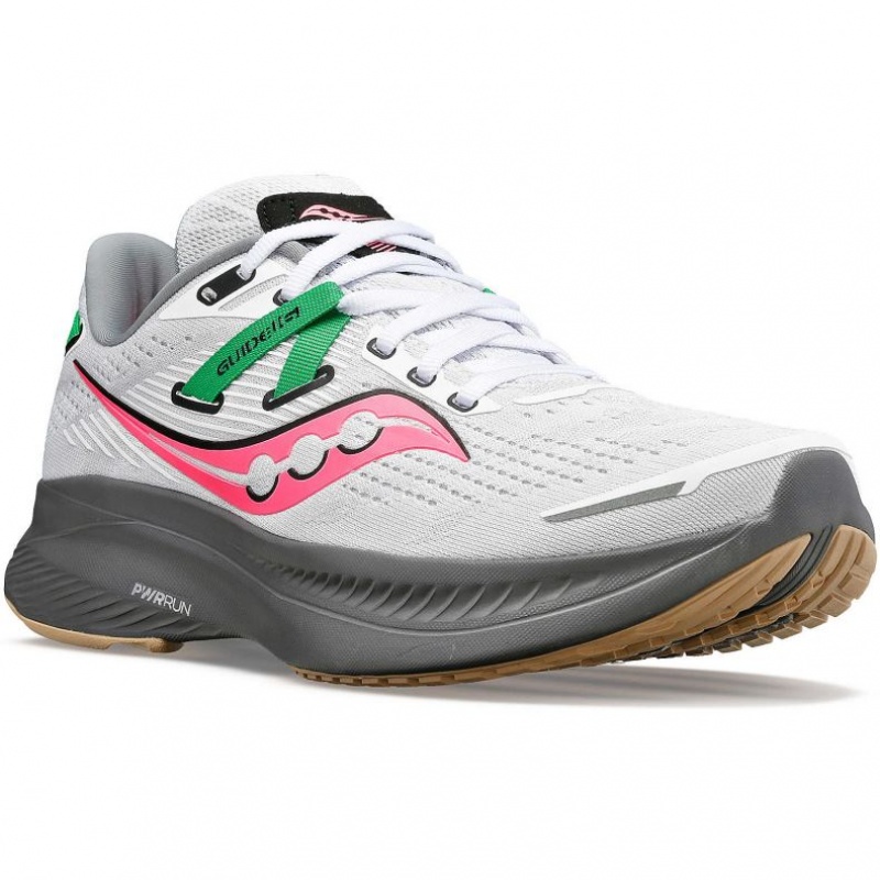 Saucony Guide 16 Women's Running Shoes White | CANADA HDSXNYA