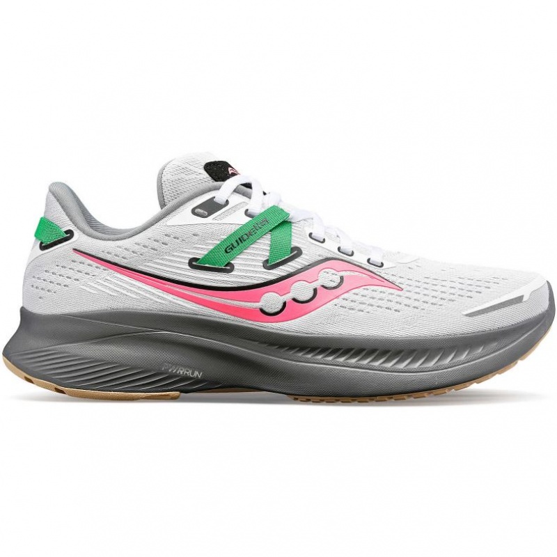 Saucony Guide 16 Women\'s Running Shoes White | CANADA HDSXNYA