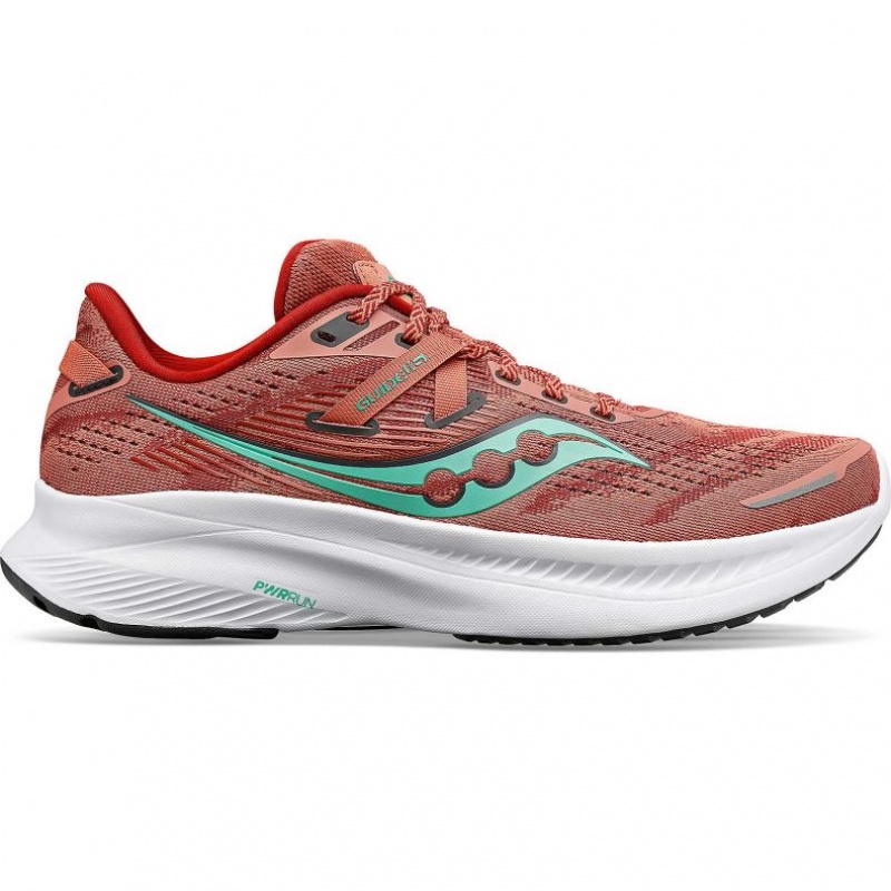 Saucony Guide 16 Women\'s Wide Running Shoes Coral | CANADA LFUJTXO