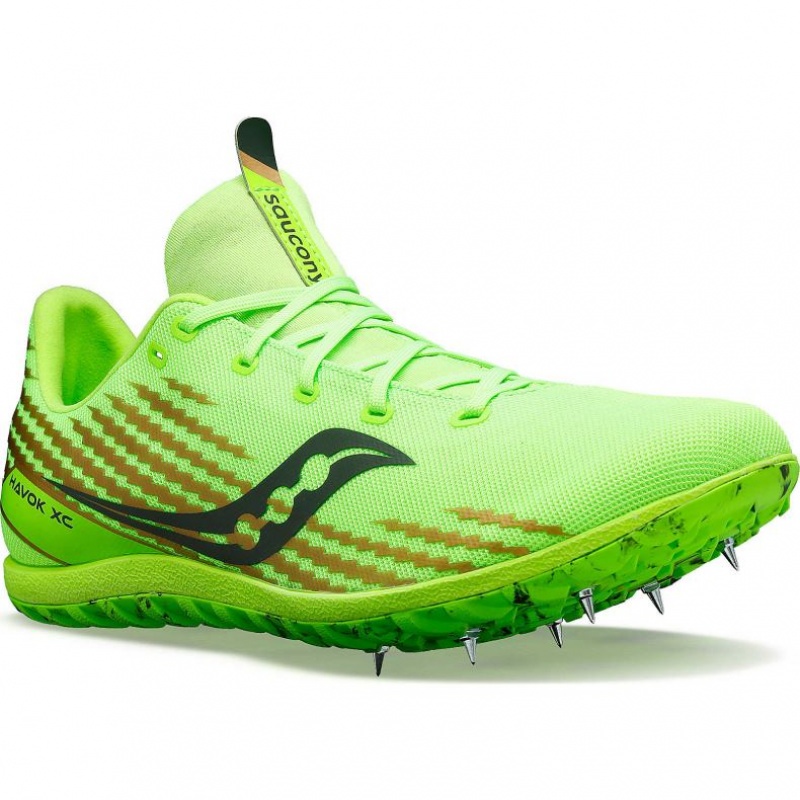 Saucony Havok XC 3 Men's Spikes Green | CANADA HIWOVEF