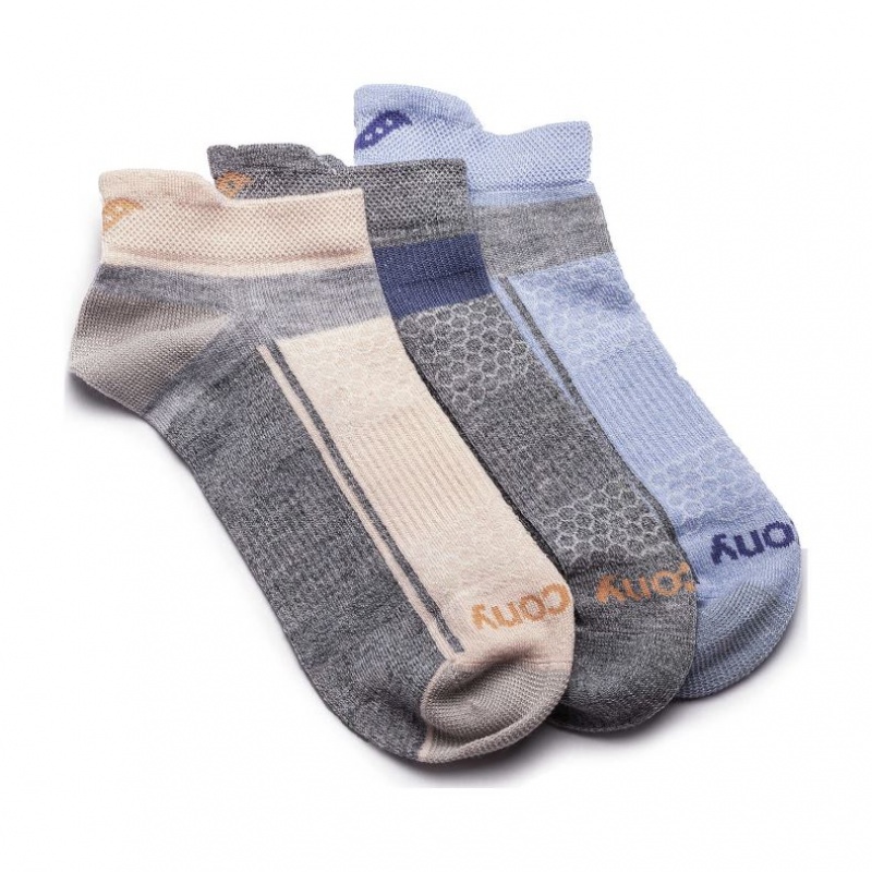 Saucony Inferno Liteweight 3-Pack Men's Socks Multicolor | CANADA PALVDUN