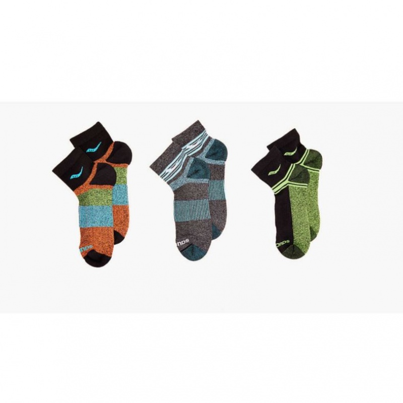 Saucony Inferno Quarter 3-Pack Women's Socks Multicolor | CANADA MXELOCN