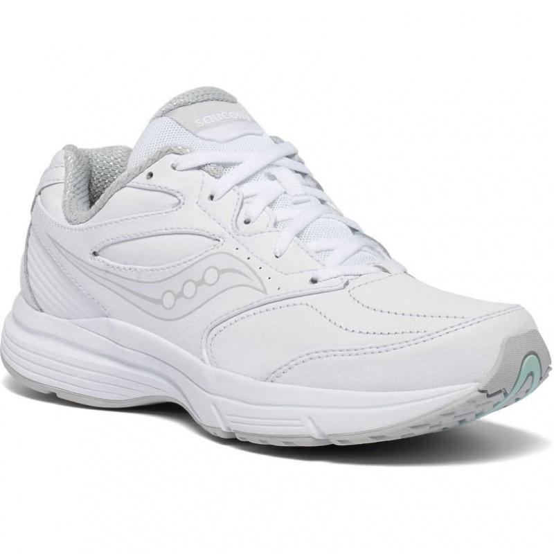 Saucony Integrity Walker 3 Extra Women's Wide Running Shoes White | CANADA PMYZEHO