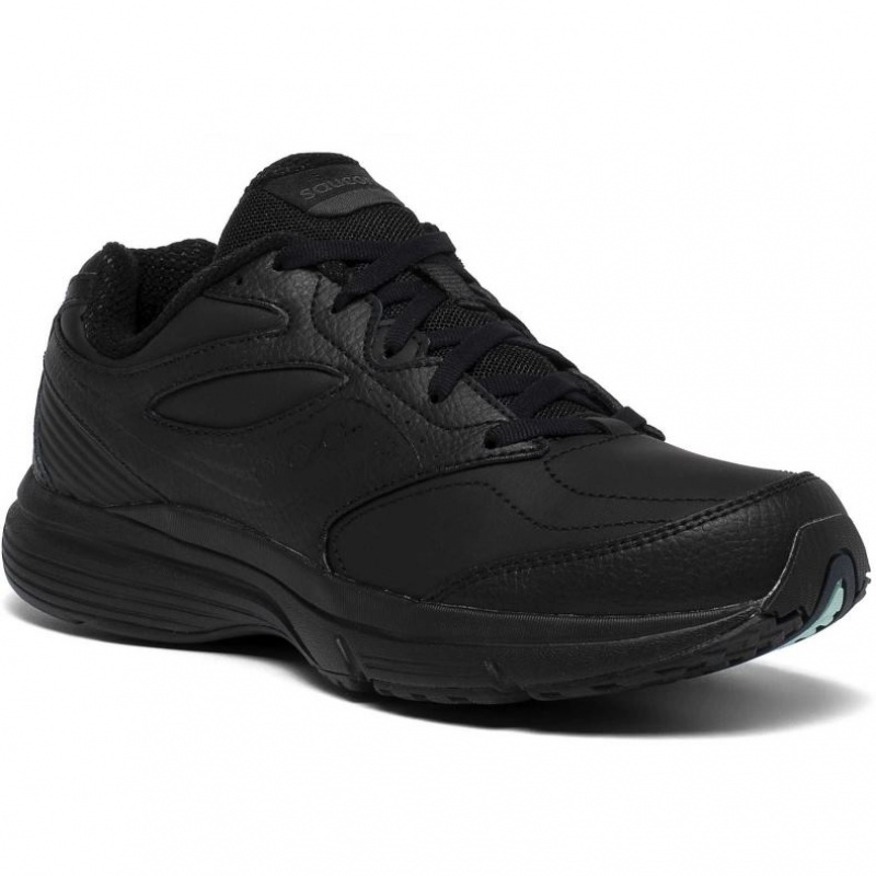 Saucony Integrity Walker 3 Extra Women's Wide Running Shoes Black | CANADA AUJEXWO