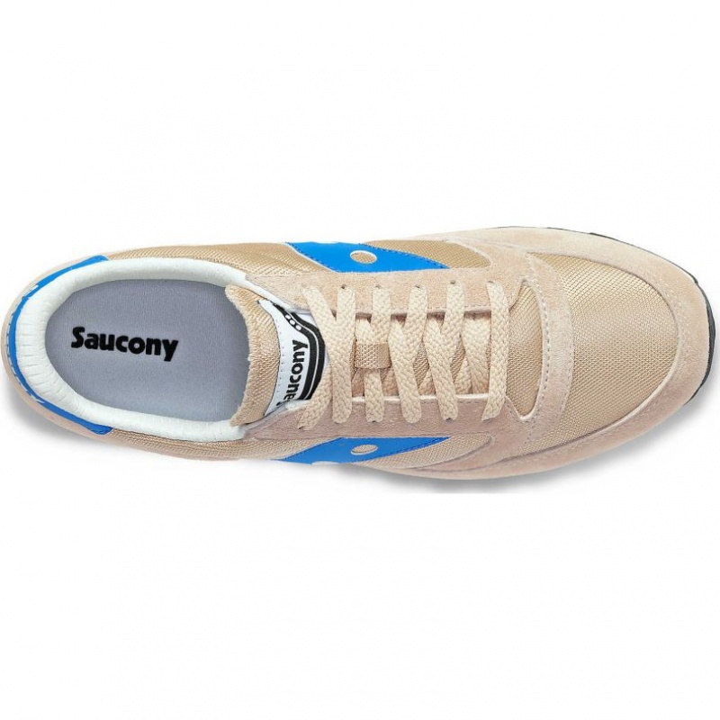 Saucony Jazz 81 Men's Sneakers Beige / Blue | CANADA SXTEUBO