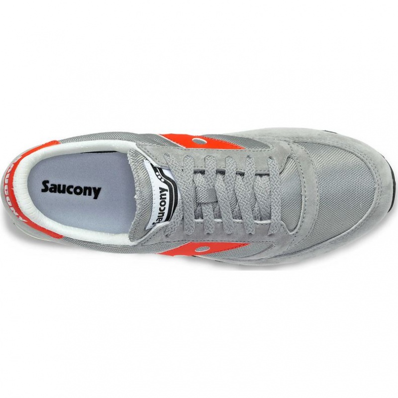 Saucony Jazz 81 Men's Sneakers Grey / Red | CANADA EXKVZBY