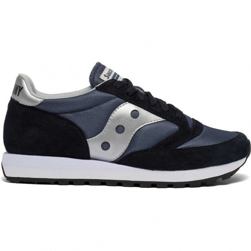 Saucony Jazz 81 Men\'s Sneakers Navy / Silver | CANADA DPYLONV