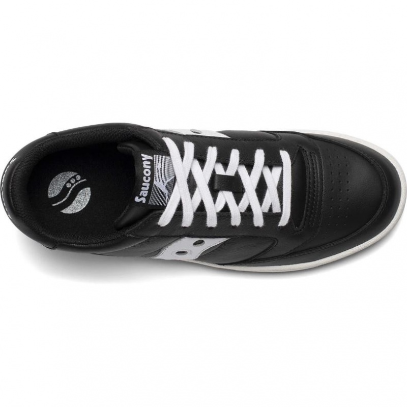 Saucony Jazz Court Men's Sneakers Black / White | CANADA ISXJRNT