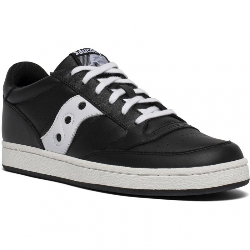 Saucony Jazz Court Men's Sneakers Black / White | CANADA ISXJRNT