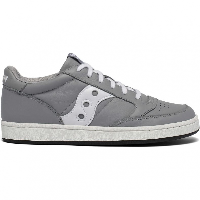 Saucony Jazz Court Men\'s Sneakers Grey / White | CANADA QRLMOYJ