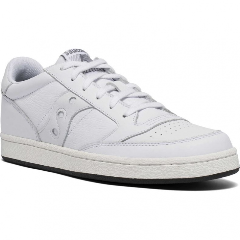 Saucony Jazz Court Men's Sneakers White | CANADA FQWPJYM