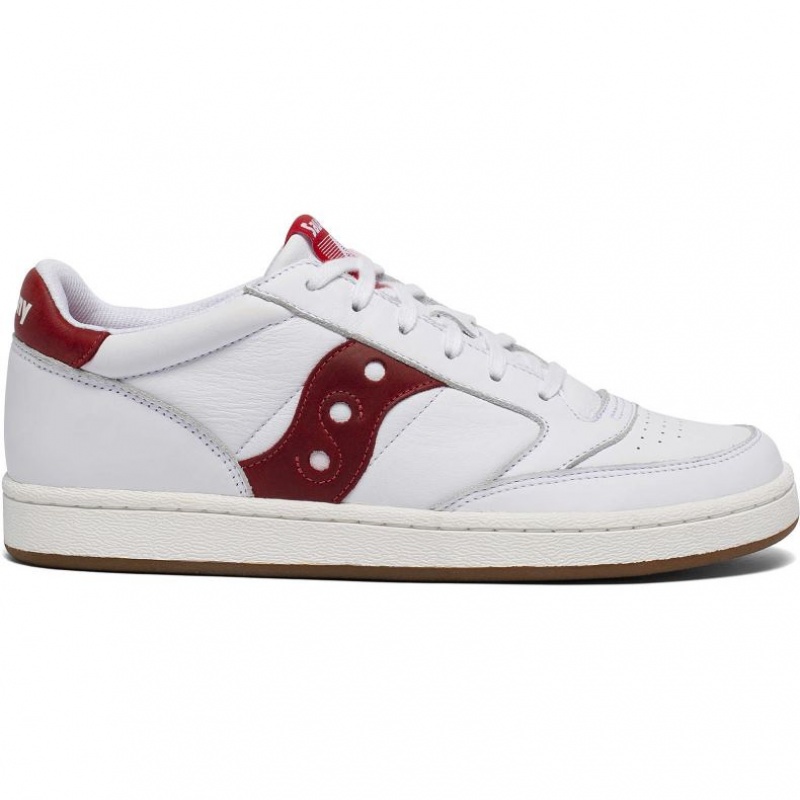 Saucony Jazz Court Men\'s Sneakers White / Red | CANADA YGIPNQV