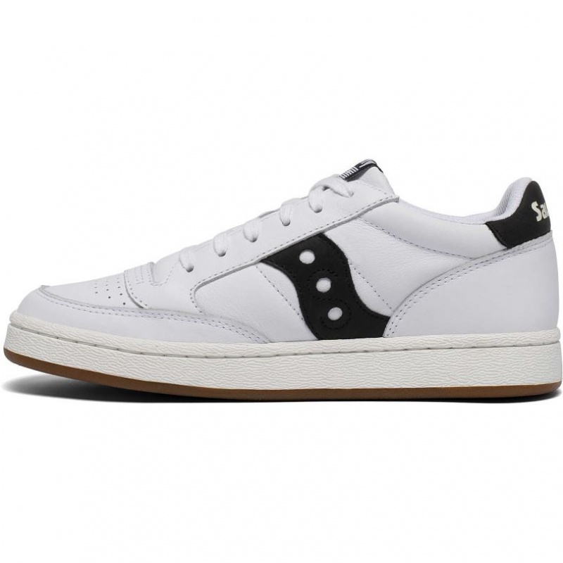 Saucony Jazz Court Men's Sneakers White / Black | CANADA BHAZMXN