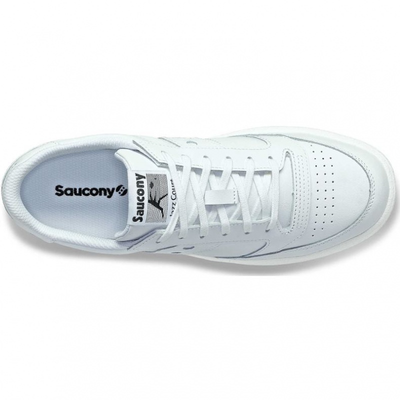 Saucony Jazz Court PU Men's Sneakers White | CANADA MXTIUDF