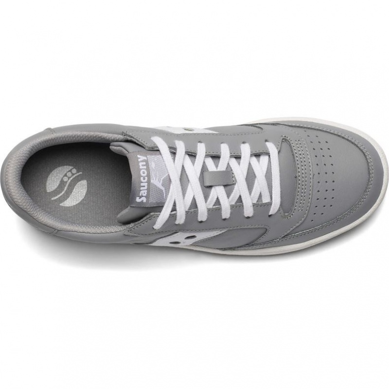 Saucony Jazz Court Women's Sneakers Grey / White | CANADA EFBSTPD