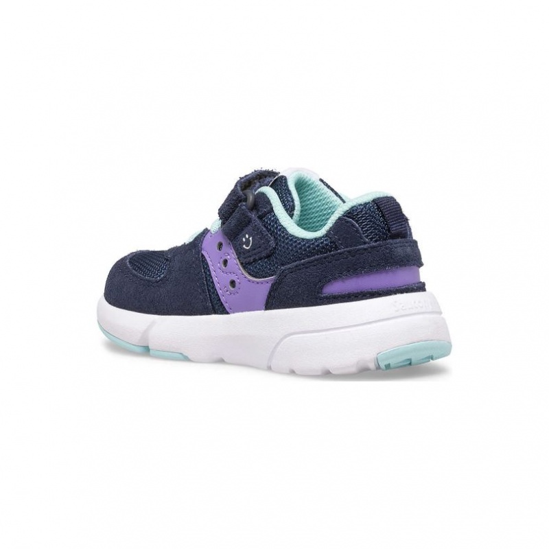 Saucony Jazz Lite 2.0 Little Kids' Sneakers Navy / Purple | CANADA GWEAJFL