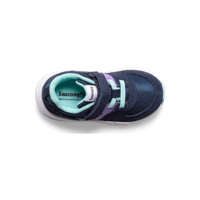 Saucony Jazz Lite 2.0 Little Kids' Sneakers Navy / Purple | CANADA GWEAJFL