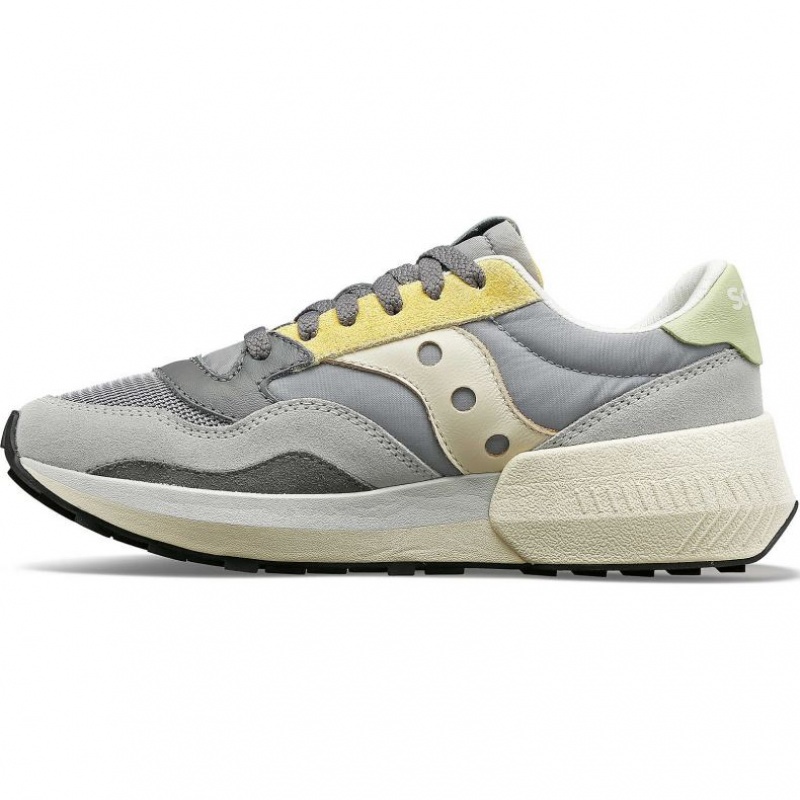 Saucony Jazz NXT Women's Sneakers Grey / Yellow | CANADA JXHBUGO