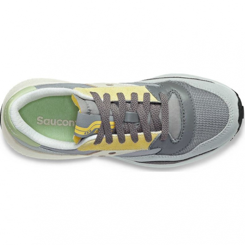 Saucony Jazz NXT Women's Sneakers Grey / Yellow | CANADA JXHBUGO