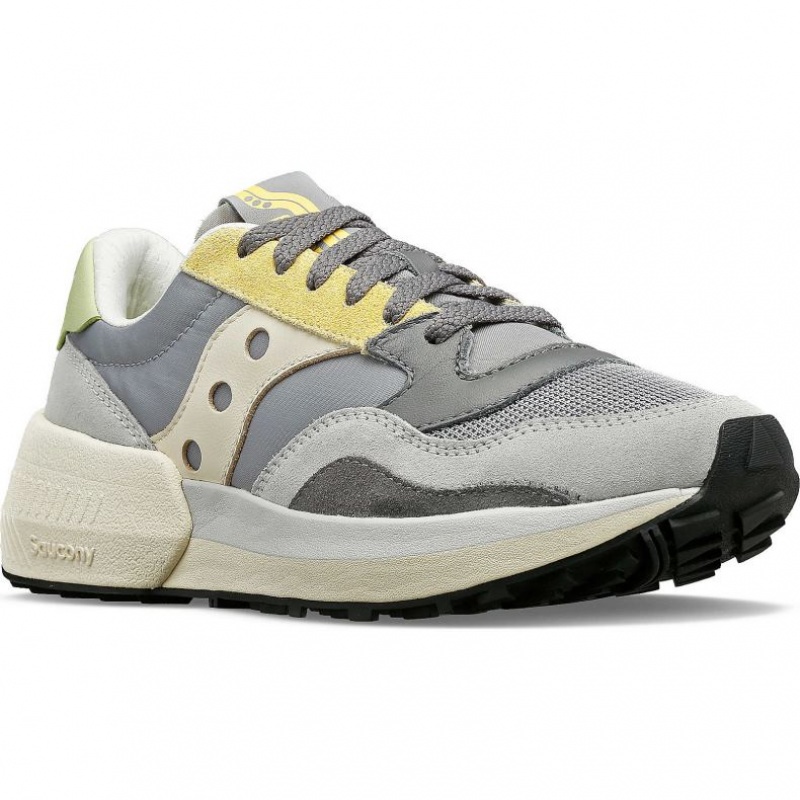 Saucony Jazz NXT Women's Sneakers Grey / Yellow | CANADA JXHBUGO