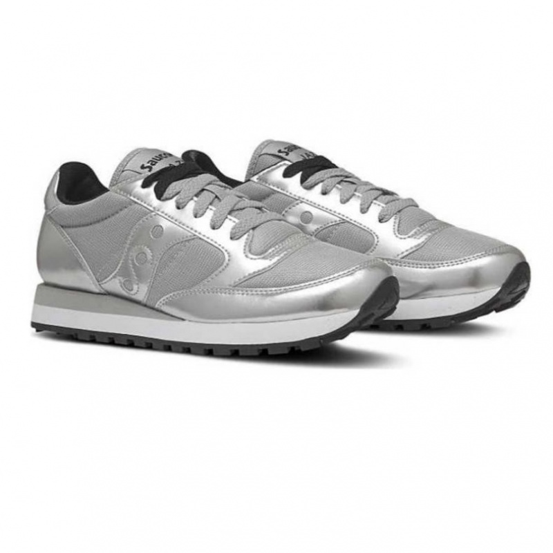 Saucony Jazz Original Women's Sneakers Silver | CANADA ANPOSZY