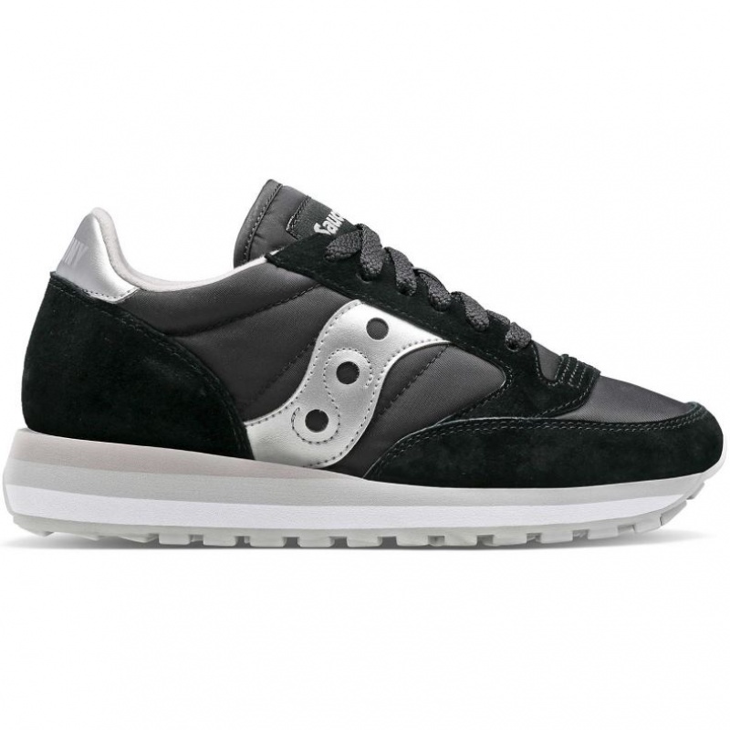 Saucony Jazz Triple Women\'s Sneakers Black / Silver | CANADA XDWVQEZ