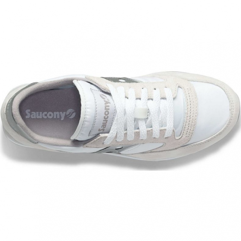 Saucony Jazz Triple Women's Sneakers White / Silver | CANADA LAJEMOT