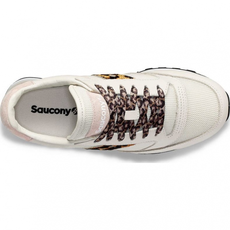 Saucony Jazz Triple Women's Sneakers White / Leopard | CANADA ZPJXEDH