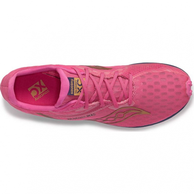 Saucony Kilkenny XC9 Men's Spikes Pink | CANADA HWQPZTM