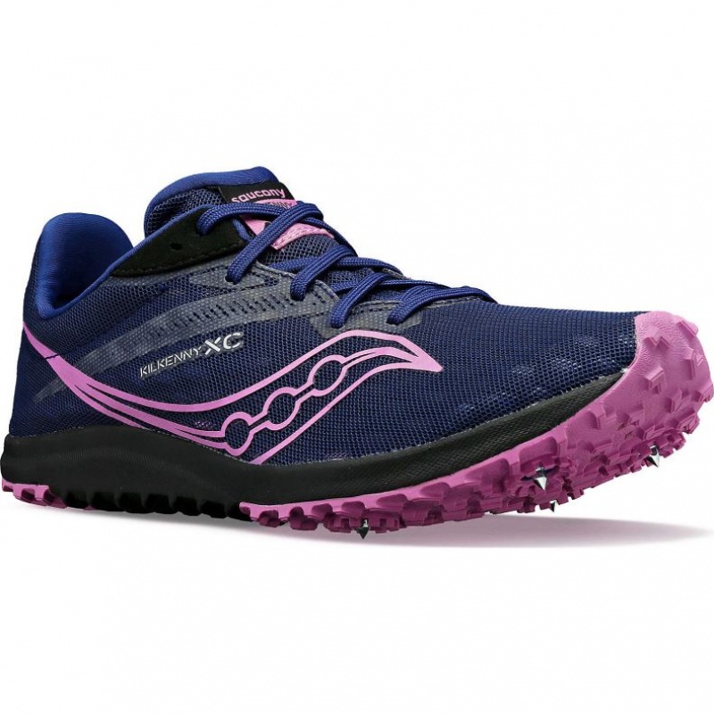 Saucony Kilkenny XC9 Women's Spikes Indigo | CANADA JNMKSWE