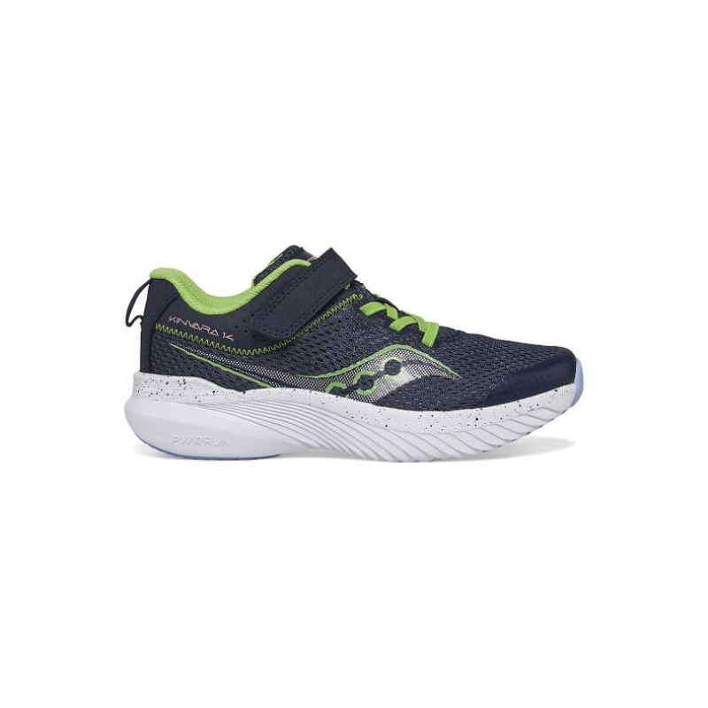 Saucony Kinvara 14 A/C Big Kids\' Sneakers Navy | CANADA MAETVZK