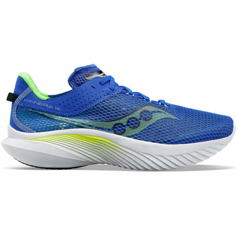 Saucony Kinvara 14 Men\'s Running Shoes Blue | CANADA XFOZELI