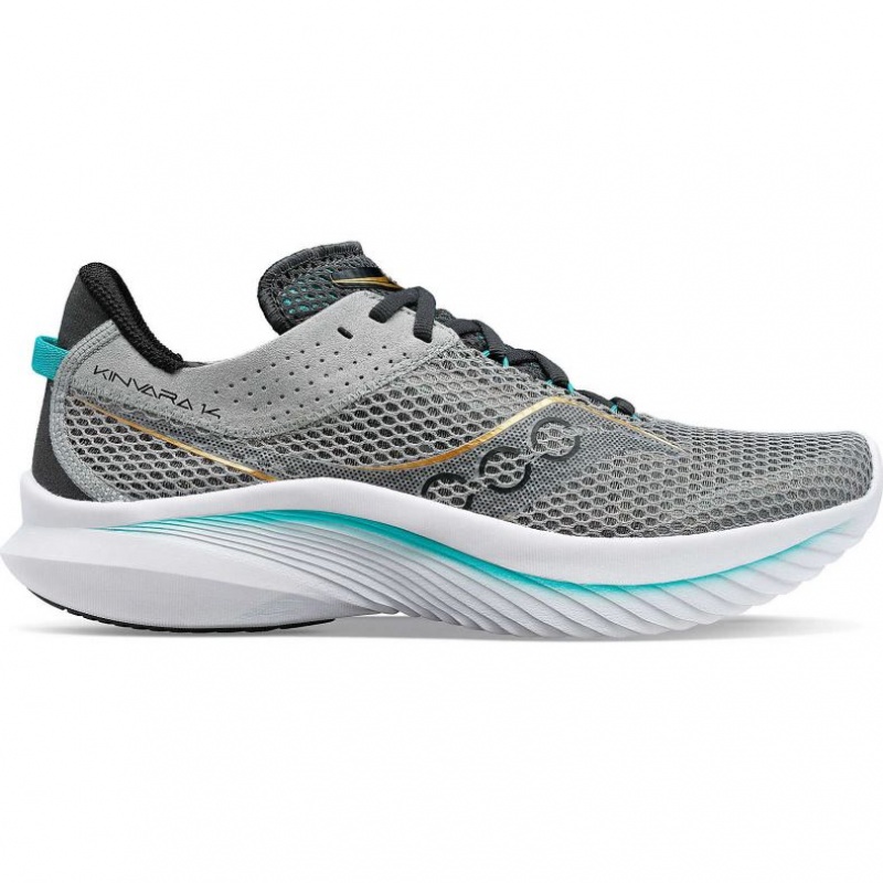 Saucony Kinvara 14 Men\'s Running Shoes Grey | CANADA YDMGUOX