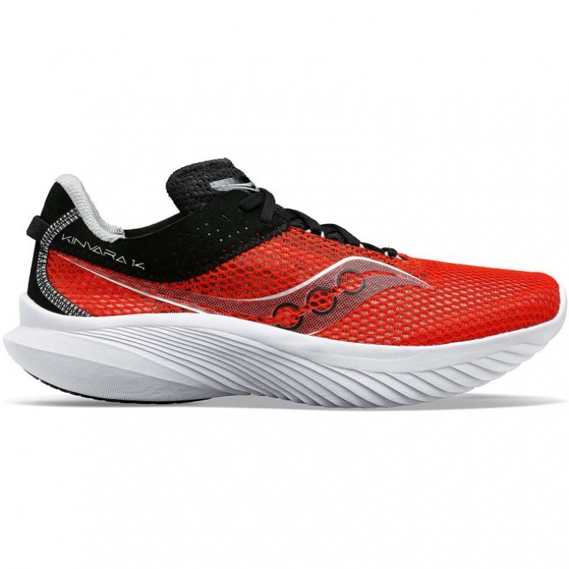 Saucony Kinvara 14 Men\'s Running Shoes Red | CANADA DZOVHRQ