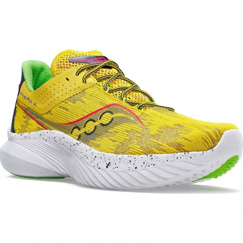 Saucony Kinvara 14 Men's Running Shoes Yellow | CANADA BQVSEJG