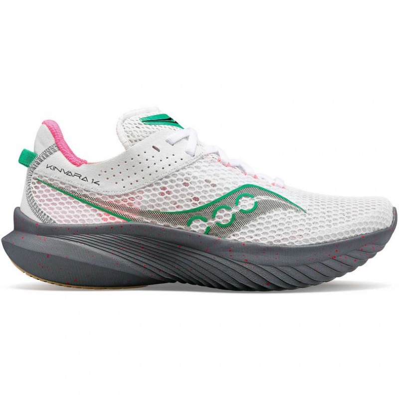 Saucony Kinvara 14 Women\'s Running Shoes White | CANADA IQLTPFO