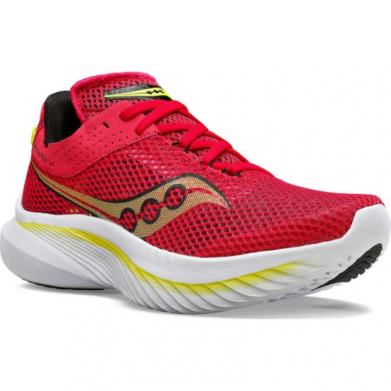 Saucony Kinvara 14 Women's Running Shoes Red | CANADA YSUCRQJ