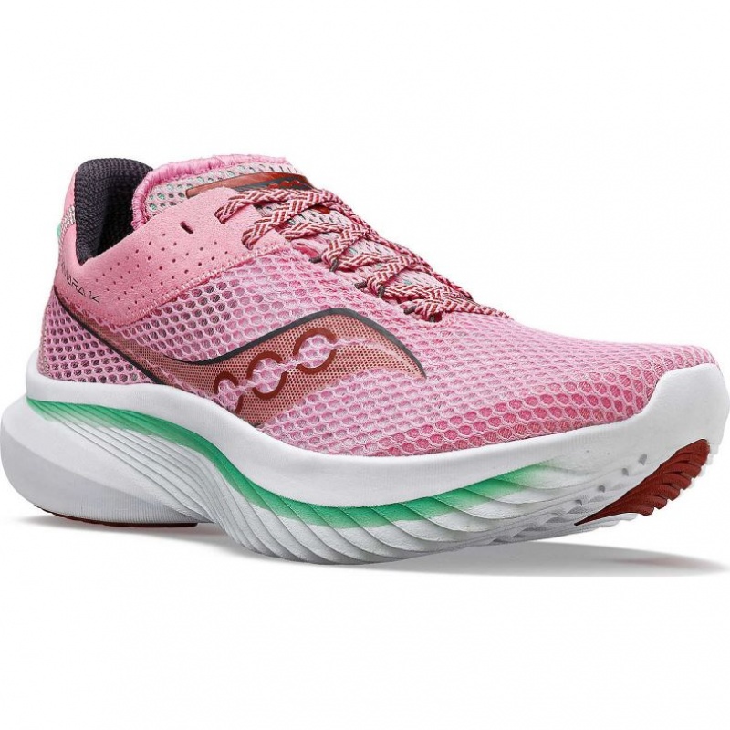 Saucony Kinvara 14 Women's Running Shoes Pink | CANADA ZLEDAOW