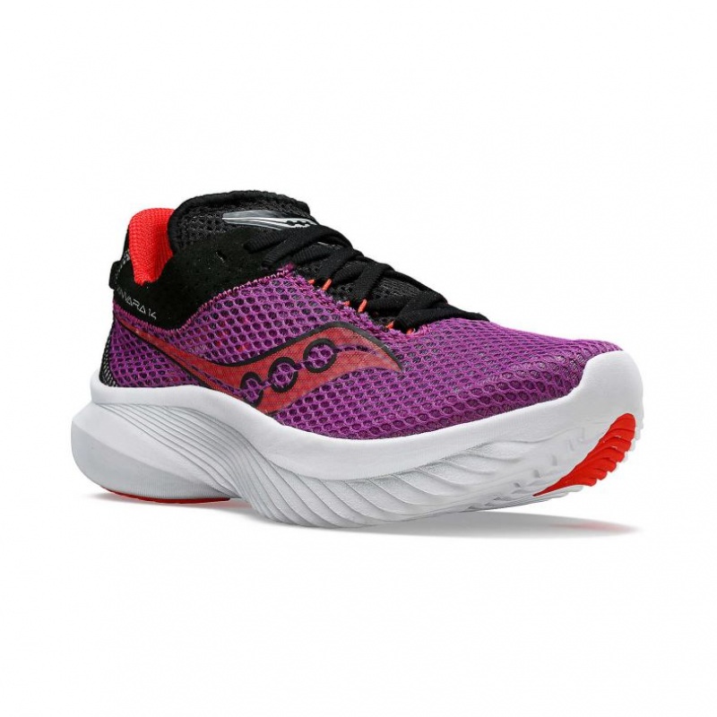 Saucony Kinvara 14 Women's Running Shoes Purple | CANADA IHYDPLN